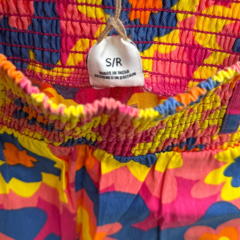 L.E. Kia Trousers: ORGANIC COTTON Imogen Print - Picture 4 of 5